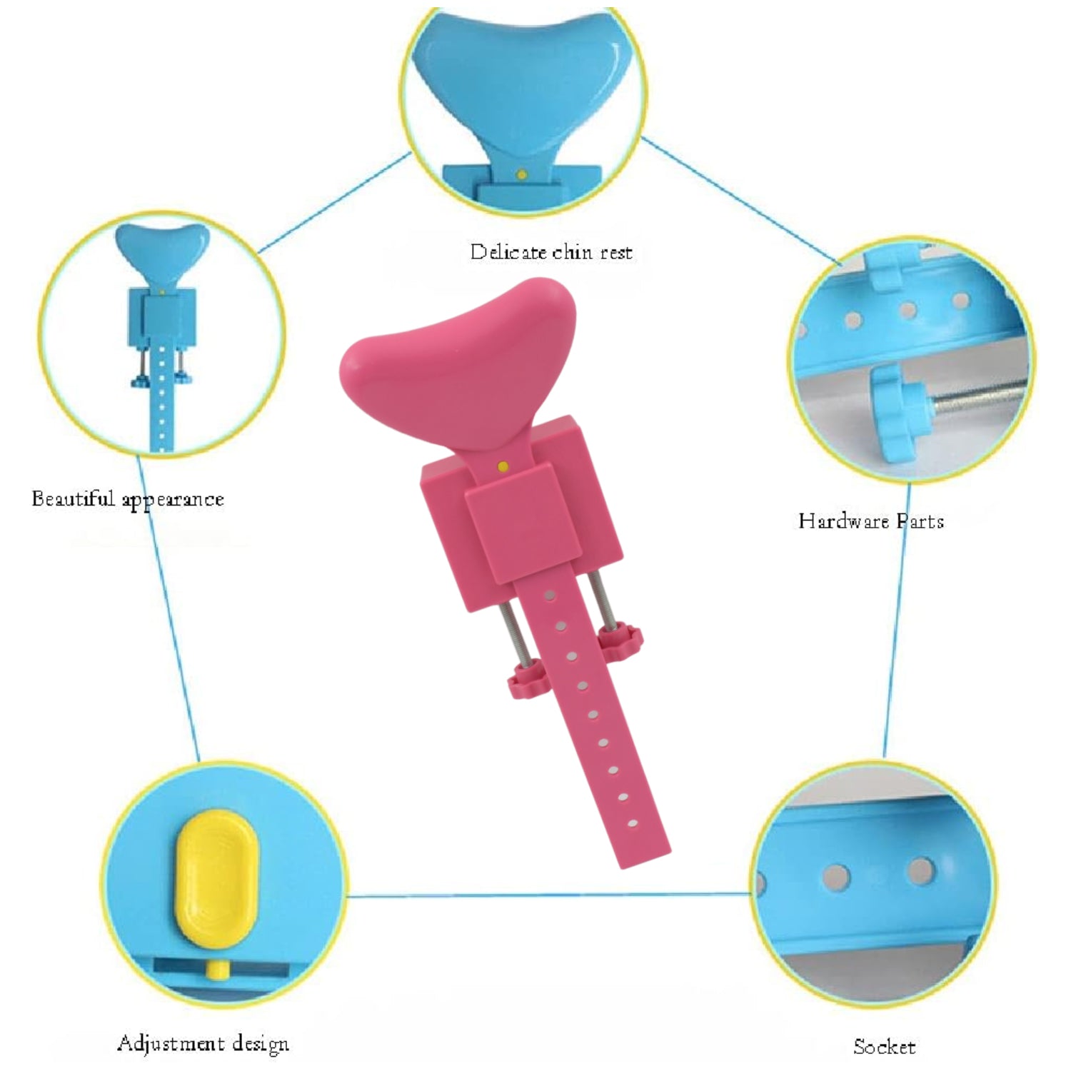 Student Sitting Posture Corrector Child Protector, Kids Sitting Posture Corrector for Reading Writing Adjustable Sitting Support Brace Eye Protection, School Gifts (1 Pc) Student Sitting Posture Corrector Child Protector, Kids Sitting Posture Corrector for Reading Writing Adjustable Sitting Support Brace Eye Protection, School Gifts (1 Pc)